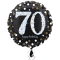 Folieballon '70' Birthday Sparkling 