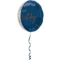 Folieballon Elegant True Blue - 45cm