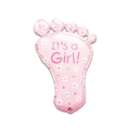 Folieballon foot It's a Girl SuperShape
