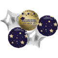 Folieballonnen Set Academic Elegance - 5 stuks