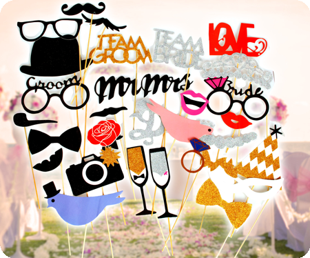 Foto booth set vip glitter