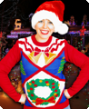 Foute kerst pull  met adventskrans unisex
