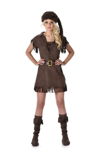 Frontier girl dames kostuum