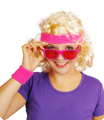 Fuchsia Jaren 80 bril