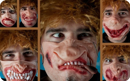 Funny half mask
