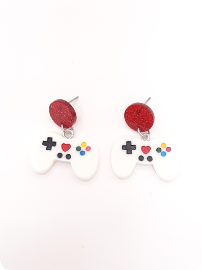 Game controller earrings