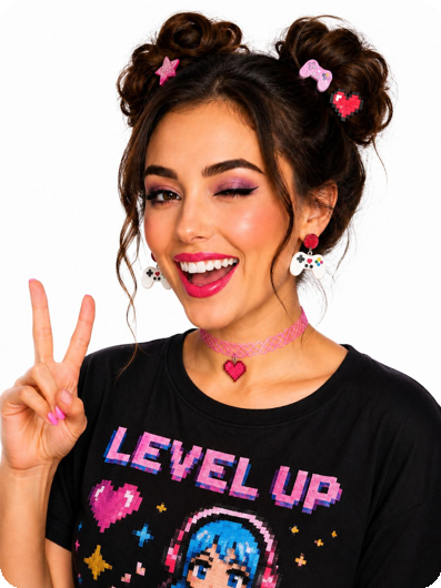 Game controller earrings
