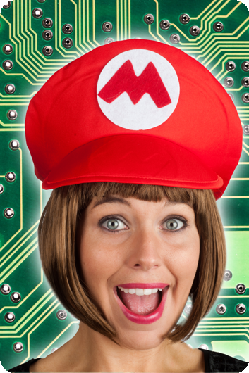 Game hat red Mario