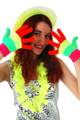 Gants multicolores