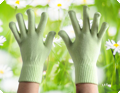Gants vert taille unique