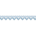 Garland with blue hearts