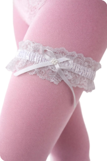 Garter belt white