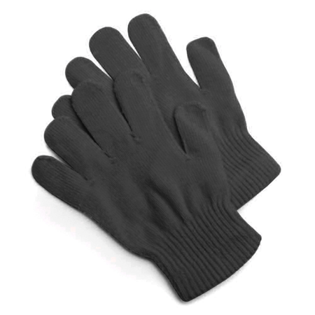 Gebreide handschoenen zwart