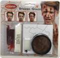 gebroken glas make-up kit