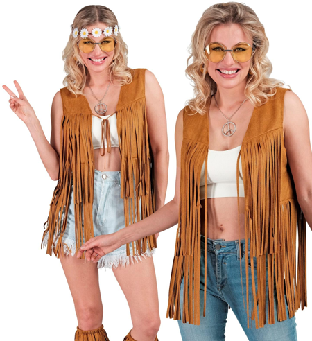 gilet hippie avec des franges