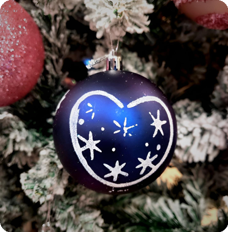 Glitter blauw/zilver Kerstballen 12 stuks