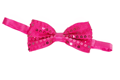 Glitter bow tie fuchsia