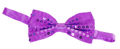 Glitter bow tie purple
