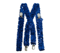 Glitter bretellen blauw