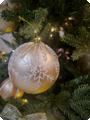 Glitter luxe grote gouden Kerstballen 8 stuks
