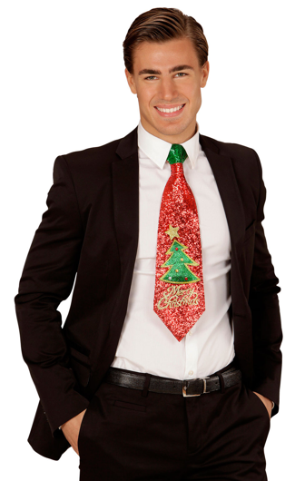 Glitter plastron kerstboom
