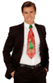 Glitter tie Christmas tree