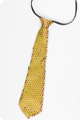 Glitter tie gold