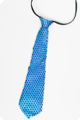 Glitter tie turquoise