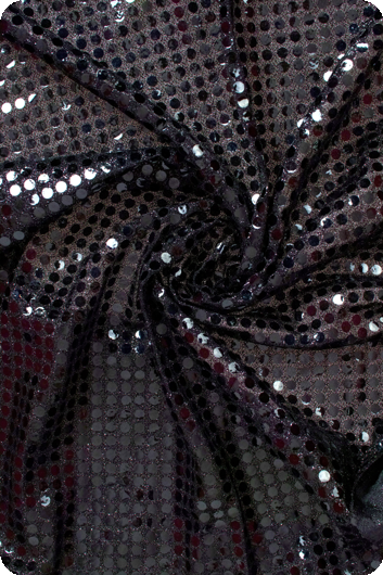 Glitterstof met grote pailletten 1.5M