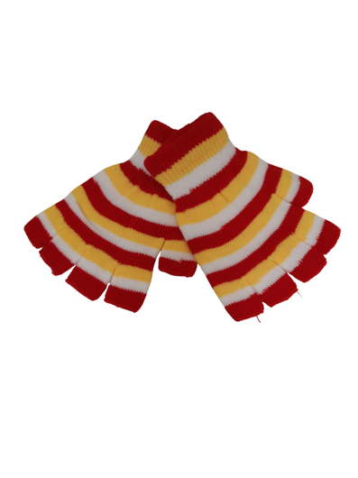Gloves in Aalst colors without fingers