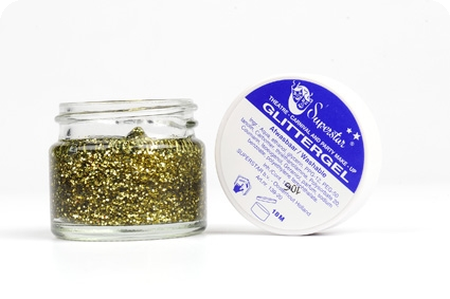Gold glitter gel 15 ml
