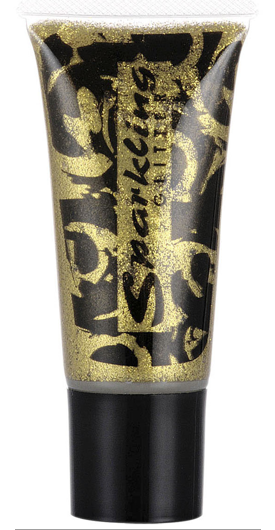 Gold Sparkling Glitter In Dispensertube