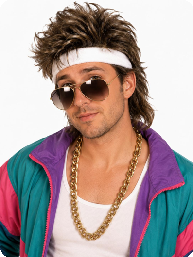 Golden 80s Necklace Johny