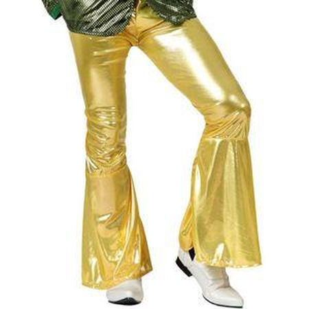 golden disco pants