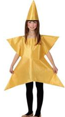 Gouden Ster Verkleedpak voor Kinderen