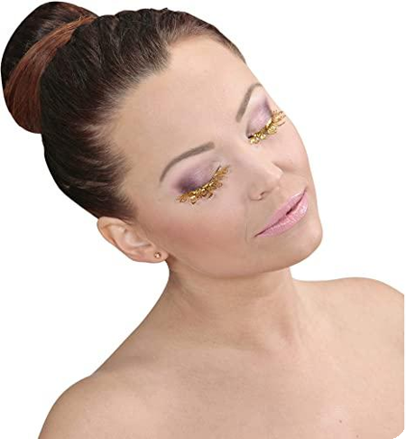 Gouden Tattoo Wimpers - Glamoureuze Oogmake-up