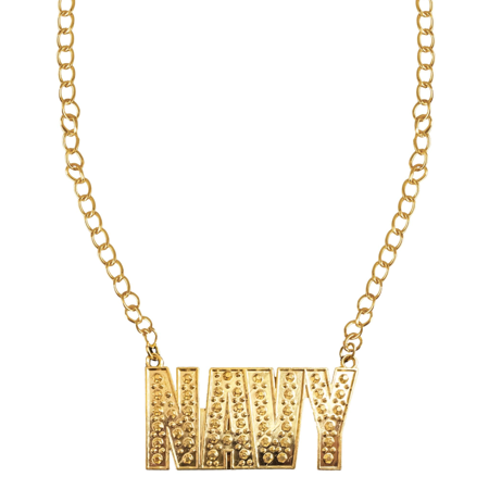 Goudkleurige Navy Halsketting
