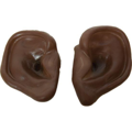 Grandes oreilles en caoutchouc brun