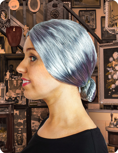 Grandma wig