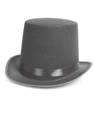 Gray top hat