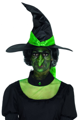 Green witch nose with glue