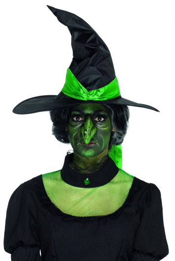Green witch nose with glue