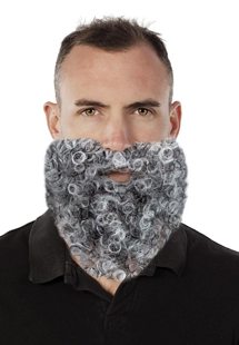 grey beard and moustache