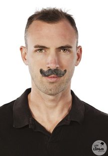 grey mustache