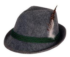 grey tyrolean hat luxury