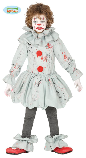 Griezel Clown Costume Gris pour les enfants