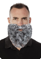 grijze baard en snor