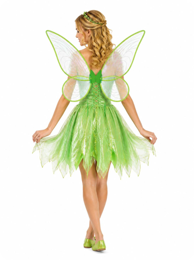Groene Elf vleugels 60x50cm