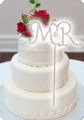 Groom cake decoration