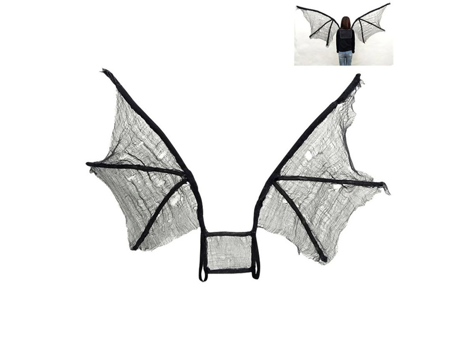 Grote zwarte halloween vleugels